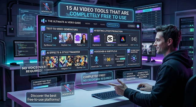 15 AI Video Tools That Are Completely Free to Use