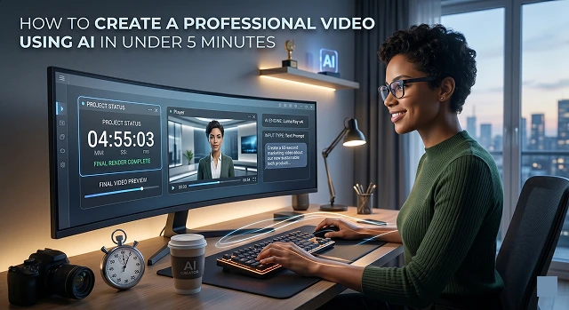 How to Create a Professional Video Using AI in Under 5 Minutes