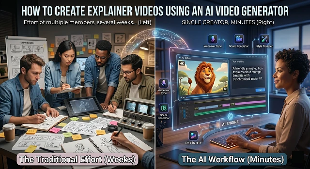 How to Create Explainer Videos Using an AI Video Generator