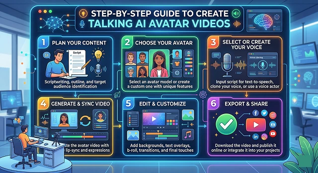 Step-by-Step Guide to Create Talking AI Avatar Videos